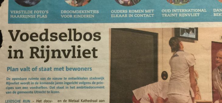 De Brug over het Voedselbos in Rijnvliet